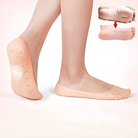 Silicone Anti-Crack Moisturizing Heel Socks